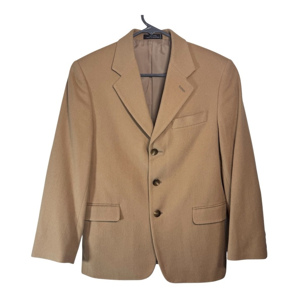 Palm Beach Elbow Patch Wool Blazer